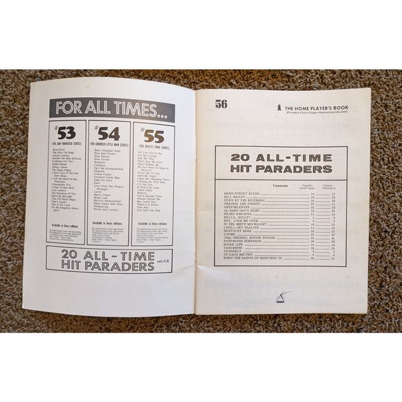 Vintage Lot 20 All-Time Hit Paraders Easy Piano Organ Solos Sheet Music - Picture 10 of 14